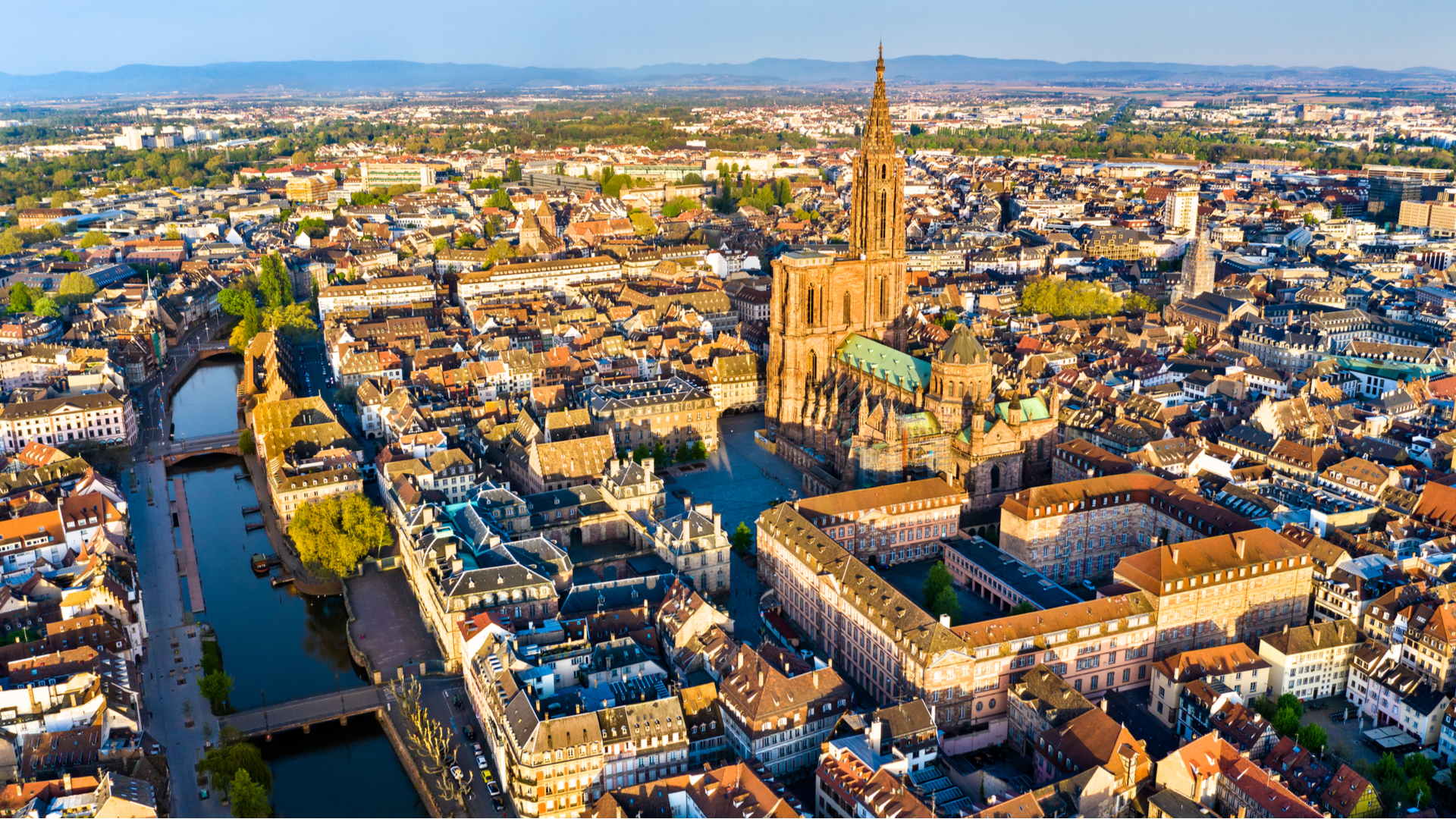 Strasbourg, vue du ciel