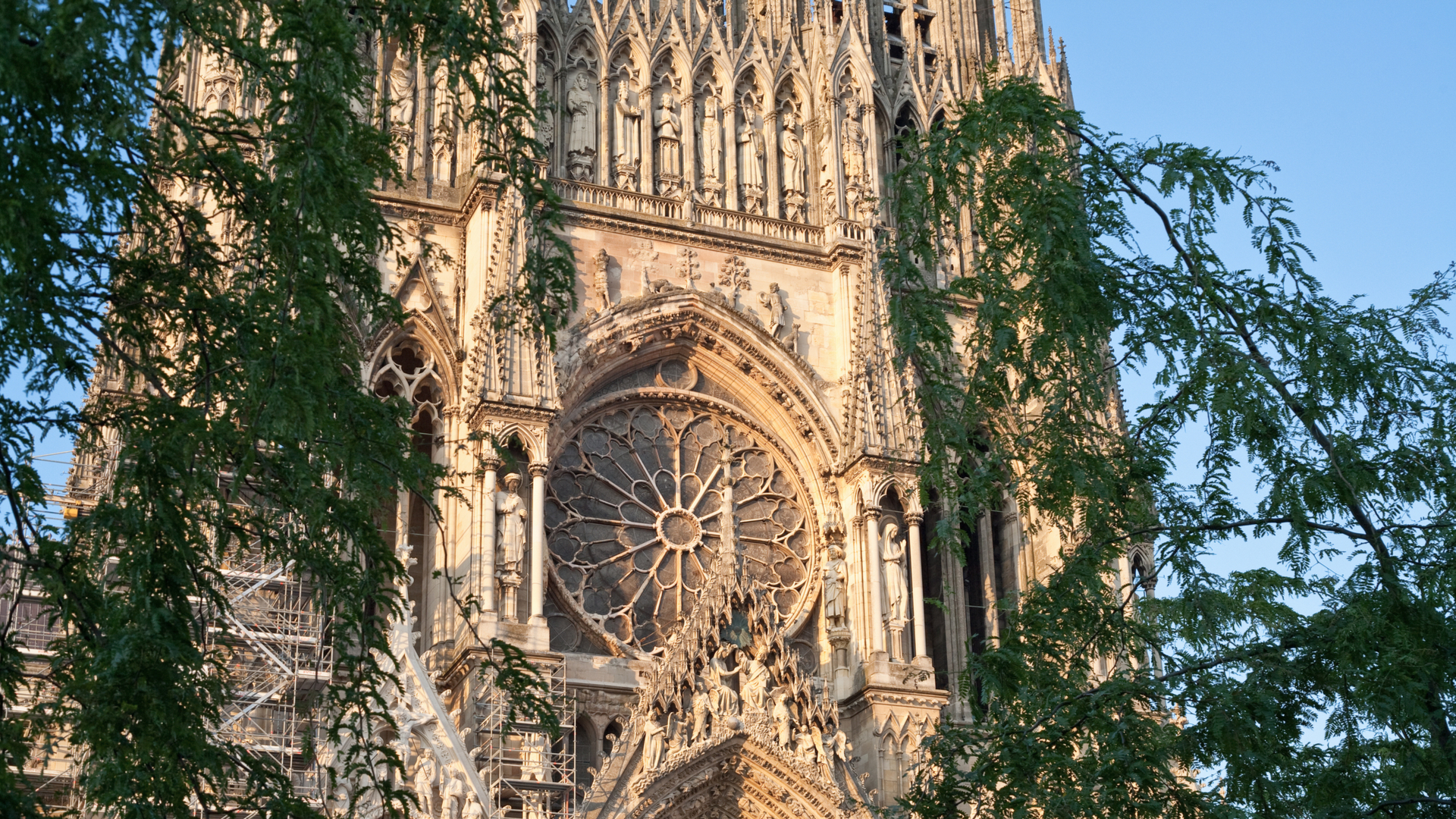 Décor sculpté de la Cathédrale de Reims