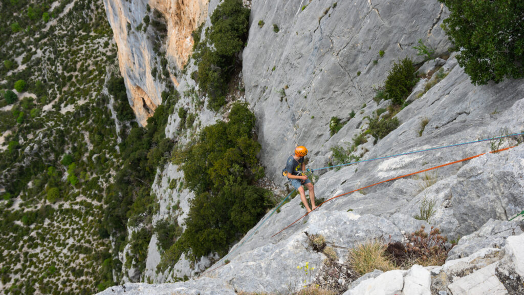 Escalade dans les gorges du Verdon