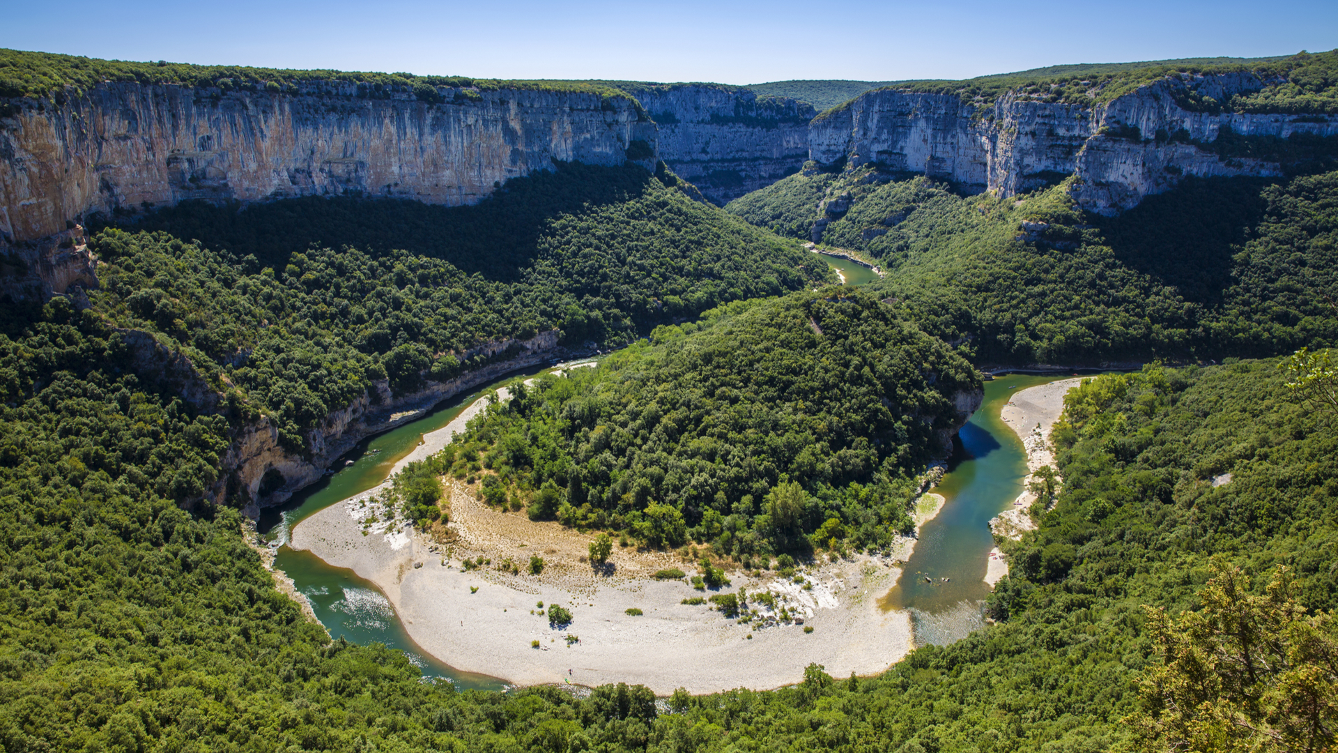 gorges de l'Ardèche en canoë