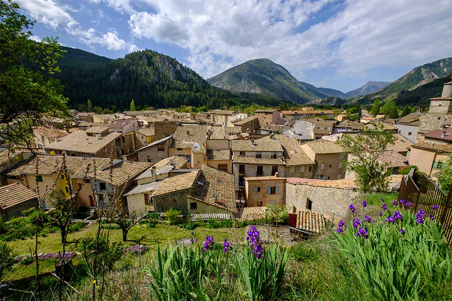 Village de Castellane en Provence