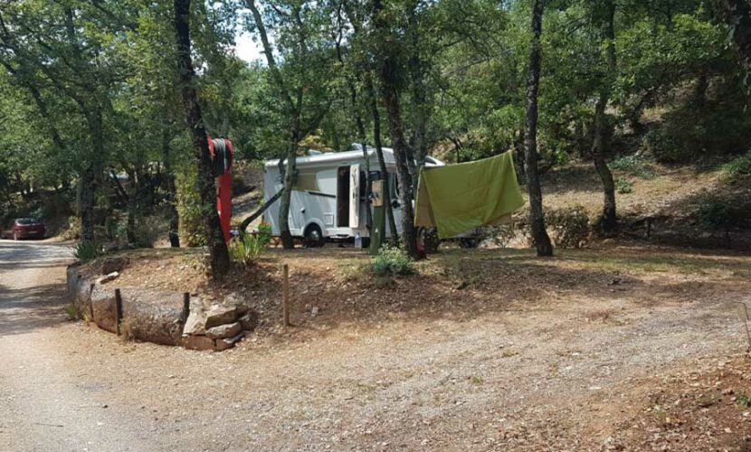 Emplacements du Camping Ibie