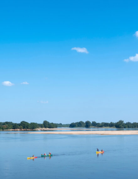 En canoë en bords de Loire