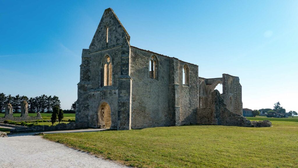 Abbaye des Châteliers sur l'île de Ré