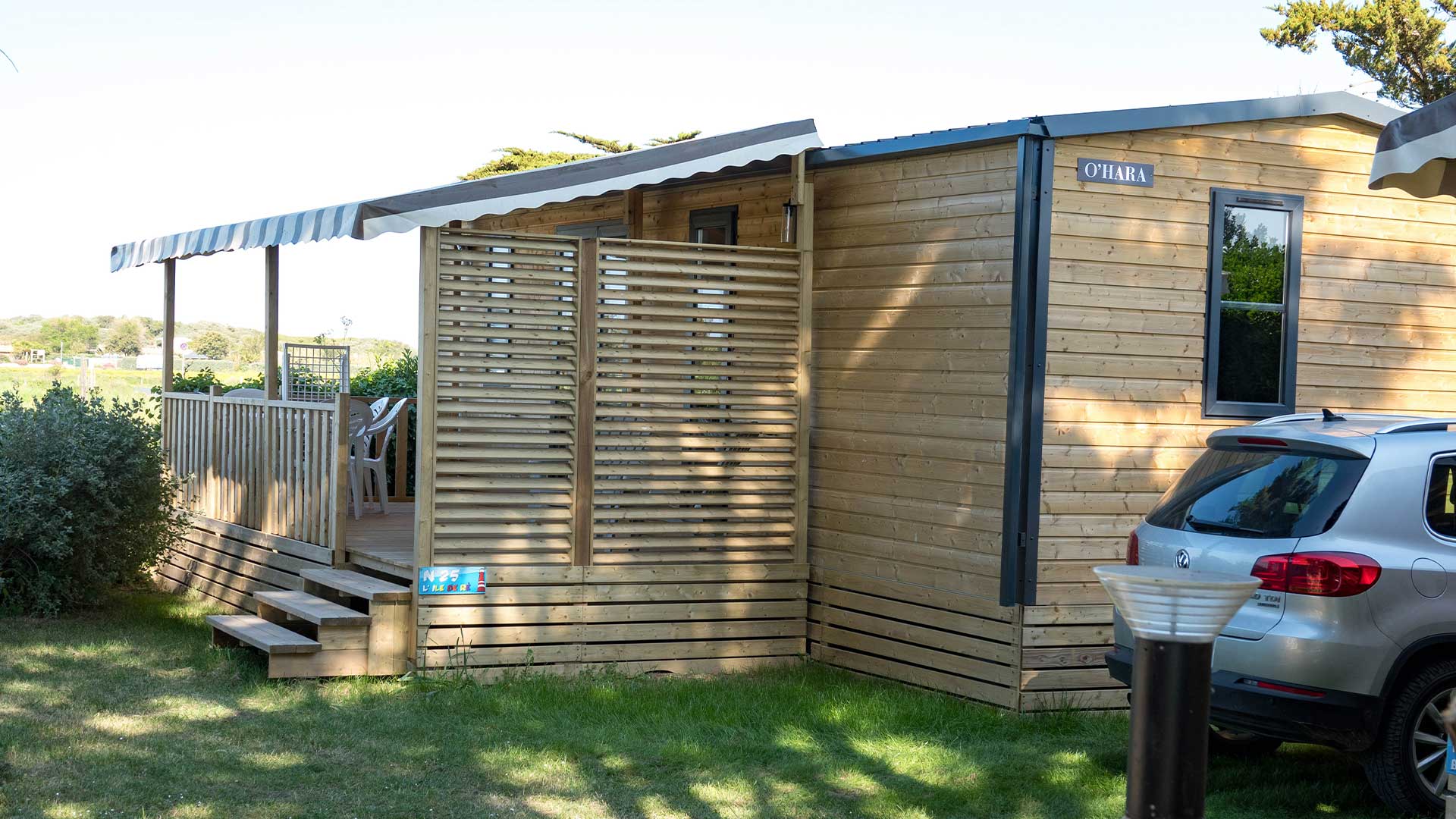 Mobil-home sur l'île de Ré