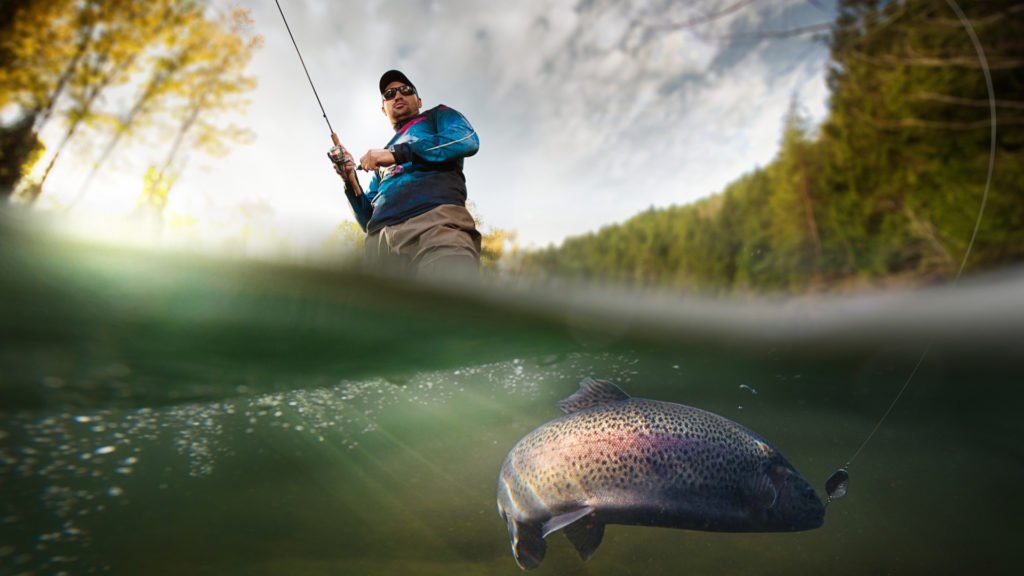 Pêcheur en rivière