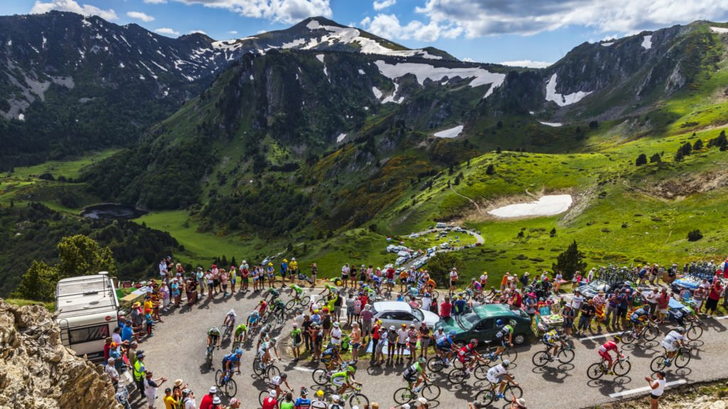 Etape du Tour de France dans les Pyrénées