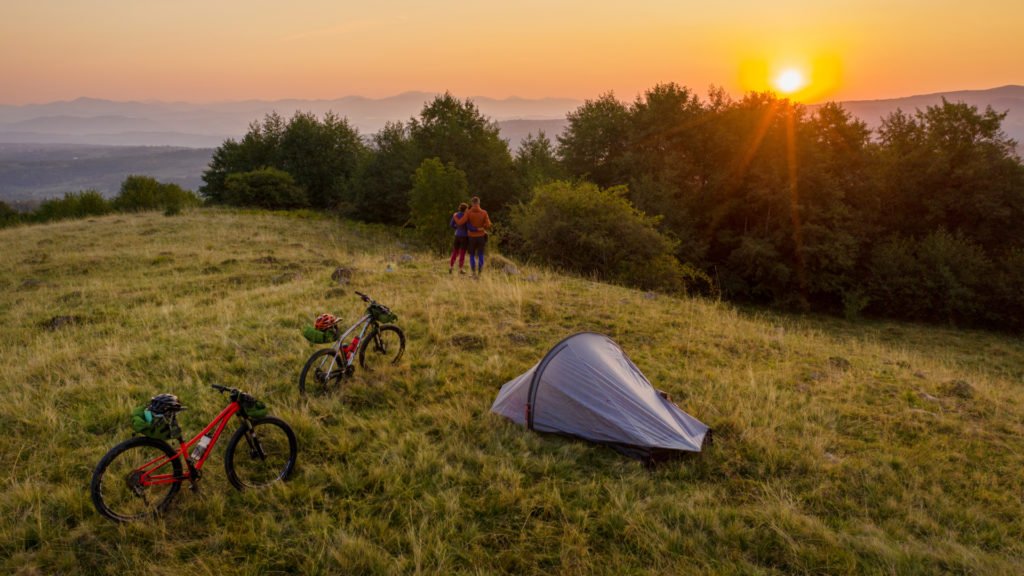 Cyclotourisme et camping