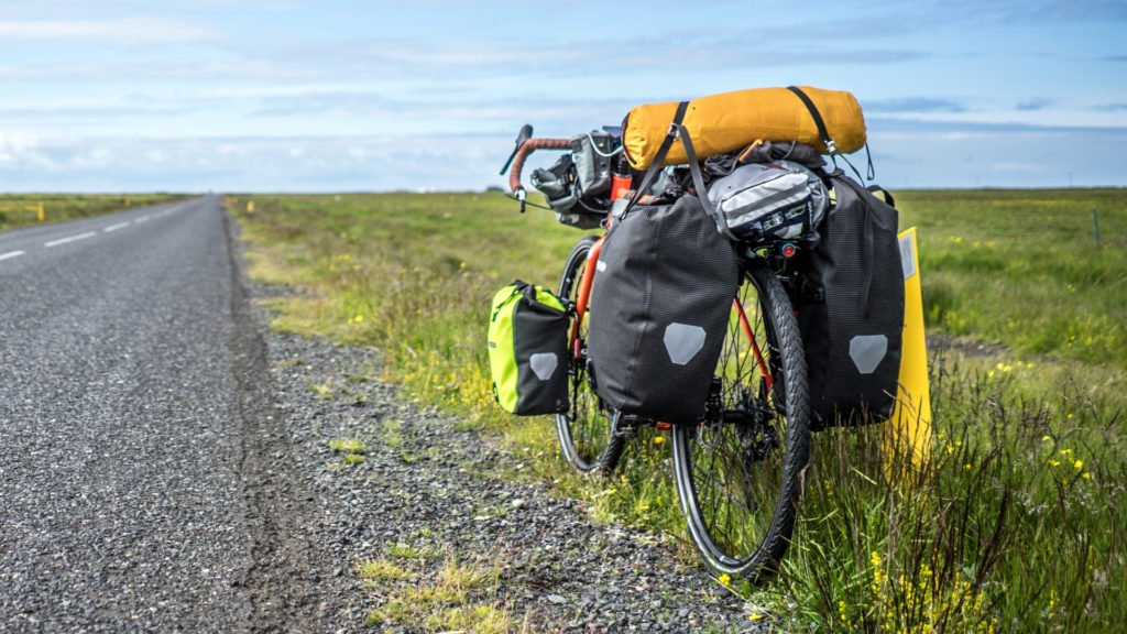 En pleine nature à vélo