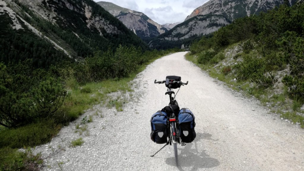 En route vers les montagnes à vélo !