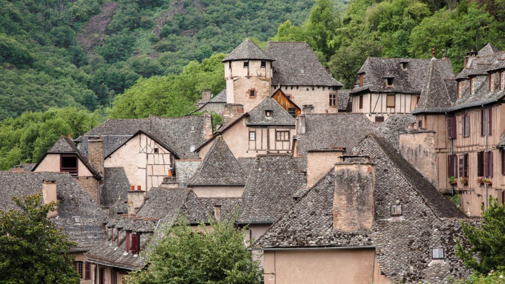 Village de Conques en Aveyron