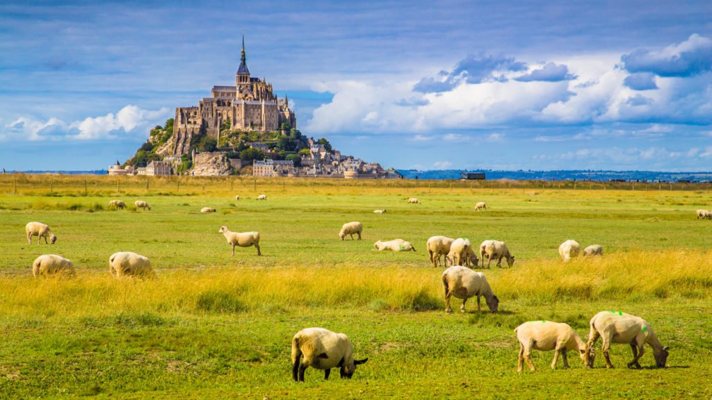 La baie du Mont Saint-Michel fait partie des sites naturels de Normandie