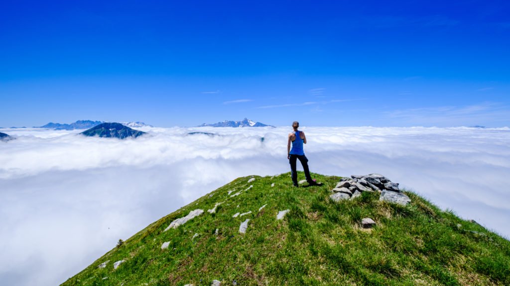 Randonnée dans les montagnes d'Oisans