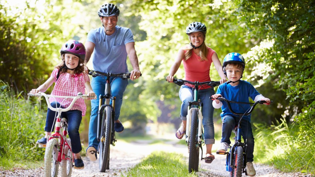 VTT en famille