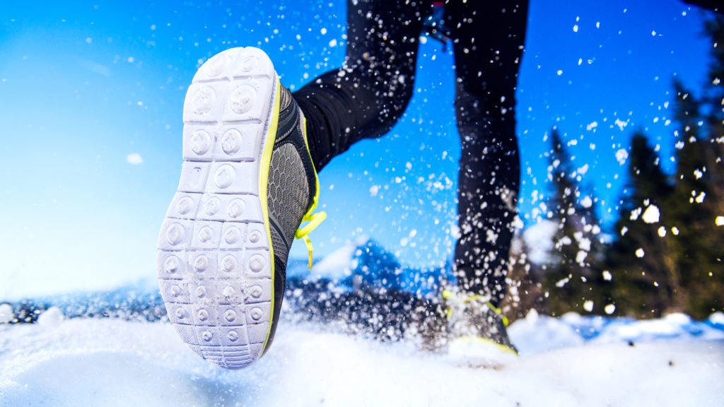 Prêt pour la marche en hiver