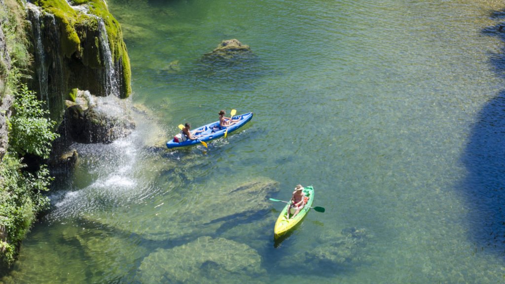 Kayak dans les gorges du Tarn